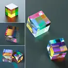 Оптическое стекло X-cube, Дихроичный, кубическая Призма RGB, разветвитель, образовательный подарок, класс, физическая образовательная игрушка, куб