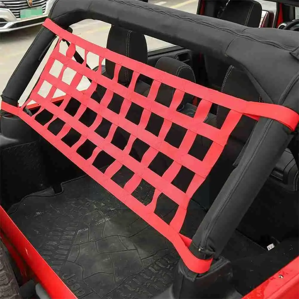 

Сетка для груза на крышу/задняя сетка для гамака, противоуф-ремень JK JL JKU YJ TJ 1997-2019 для Jeep Wrangler JLU V1S4