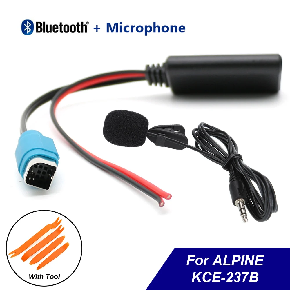 Автомобильный Bluetooth модуль AUX in адаптер для аудиоинтерфейса инструмент и