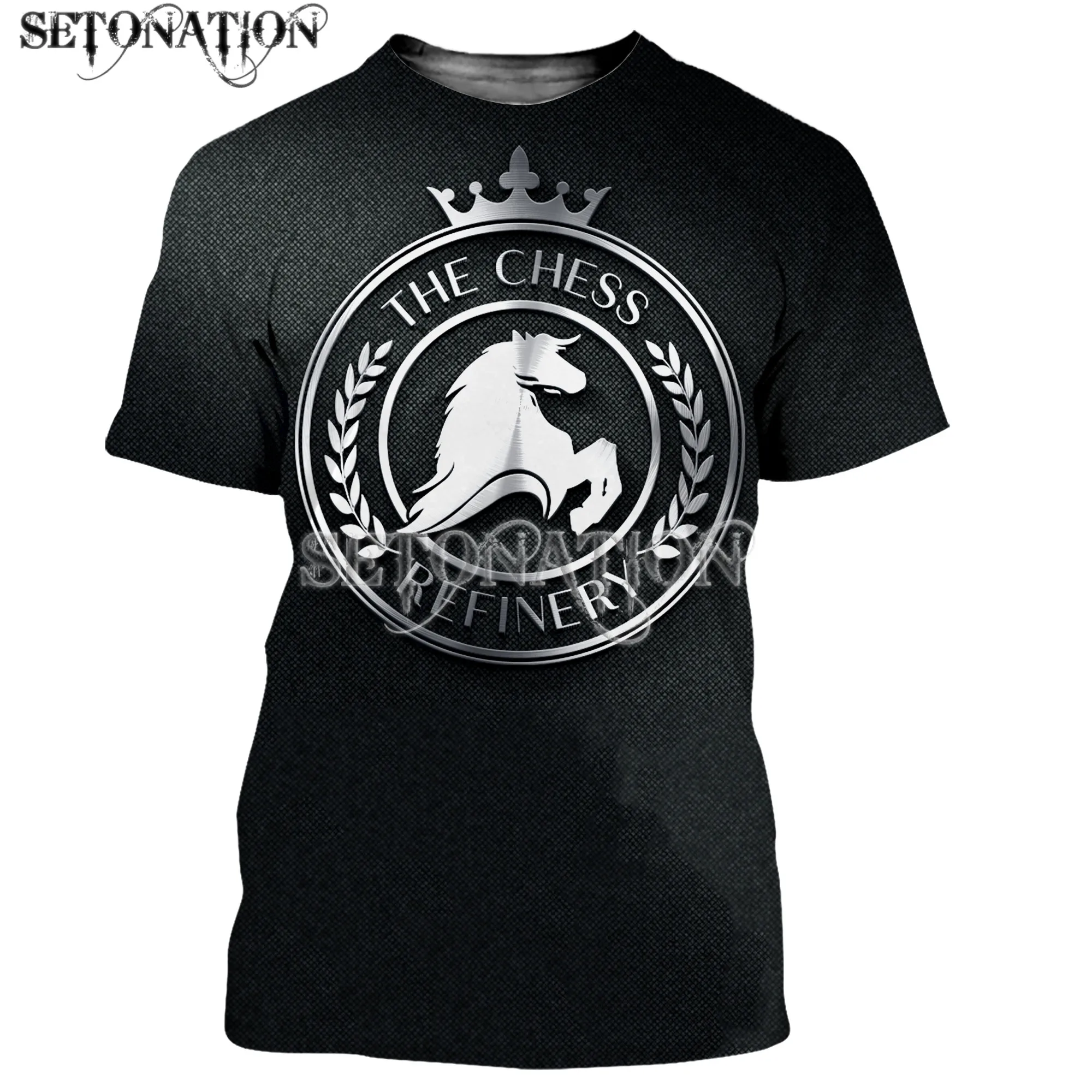 Шахматные игры и костюмы для мужчин женщин новые модные крутые футболки с 3D