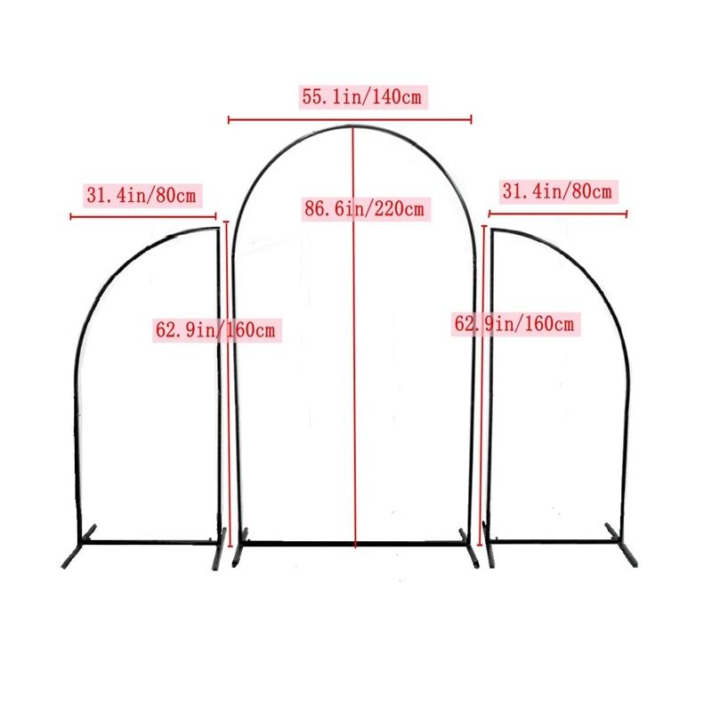 Декоративная подставка для цветов набор арки 3 шт. украшение неправильной формы |