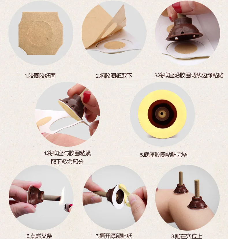 Массажер moxibustion маленькая палочка для мокса стикеры Массажная терапия рук ног
