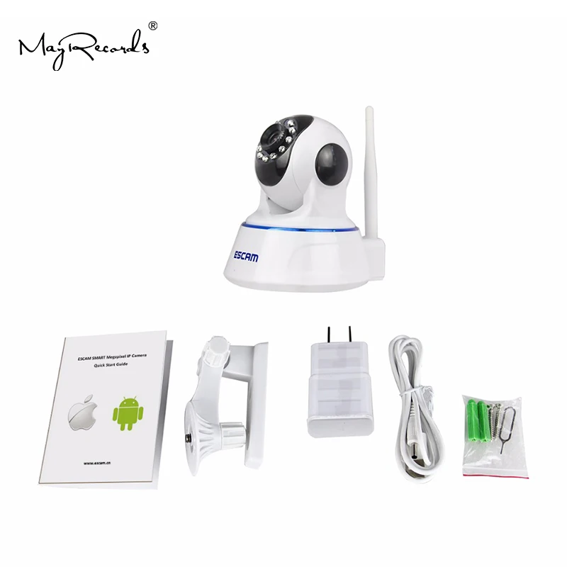 720P QF002 внутренняя сеть Wi Fi IP камера инфракрасная Поддержка P2P IR Cut смартфон H.264