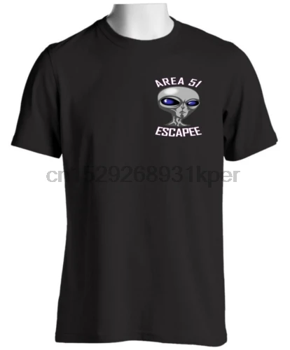 Футболка с изображением инопланетянина эспрессии 51 мужская забавная подарочная