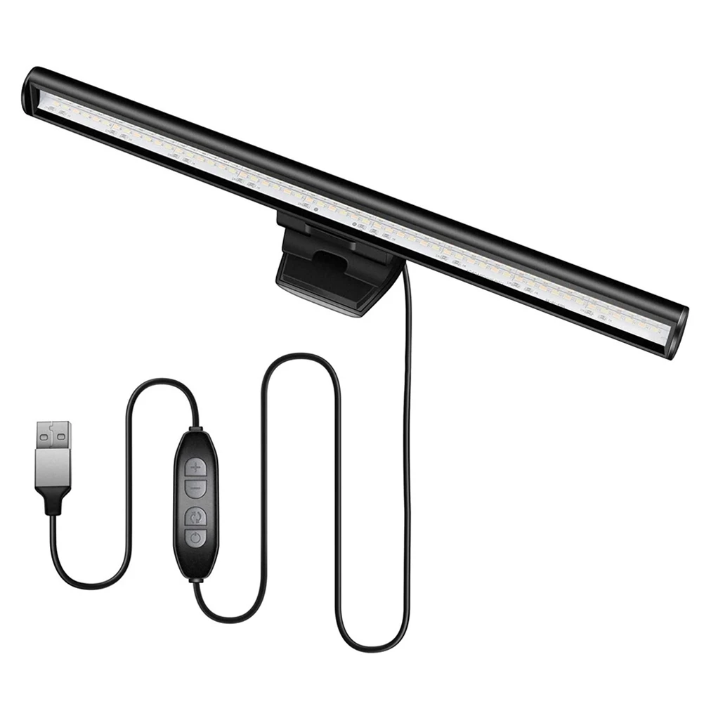 

USB светодиодный Экран лампы с регулируемой яркостью монитора ноутбука Экран светильник бар 2,5 W монитор зажим подвесной Рабочий стол защита ...