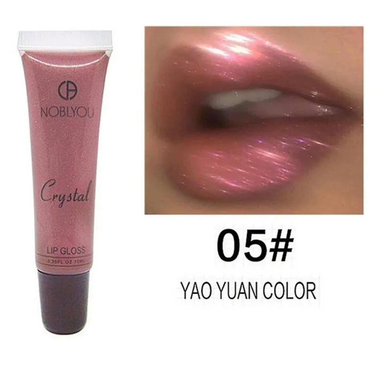 Блестящий кристаллический Увлажняющий блеск для губ вишни гладкие тонкие линии