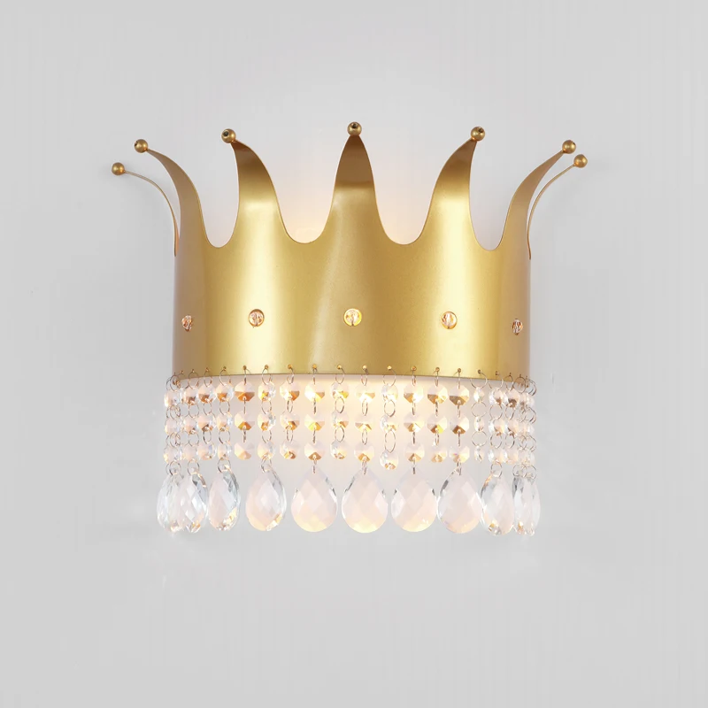 Современные светодиодные Настенные светильники в виде Золотой короны