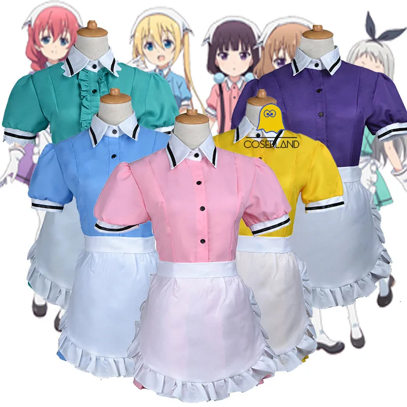 

Blend S Maid Dress Sakuranomiya Maika Hinata Kaho Kanzaki Hideri Amano Miu Hoshikawa Mafuyu Cosplay Costume Role Play Lolita