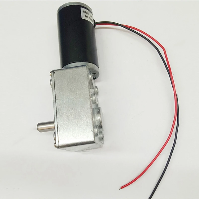 24V DC червь Шестерни редуктор мощный двигатель с высоким крутящим моментом