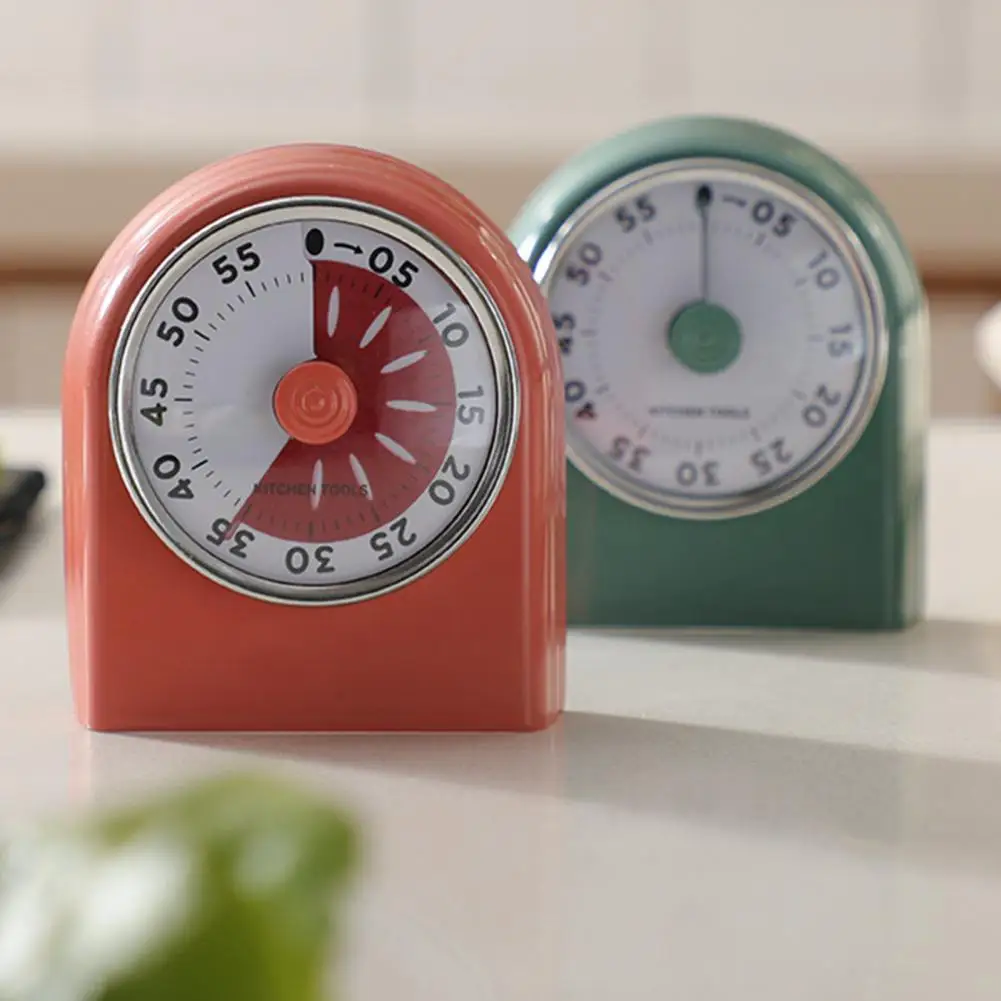 

Kitchen Timer Convenient Multifunctional Compact Manual Reminder Loud Alarm Magnetic Clock for Home