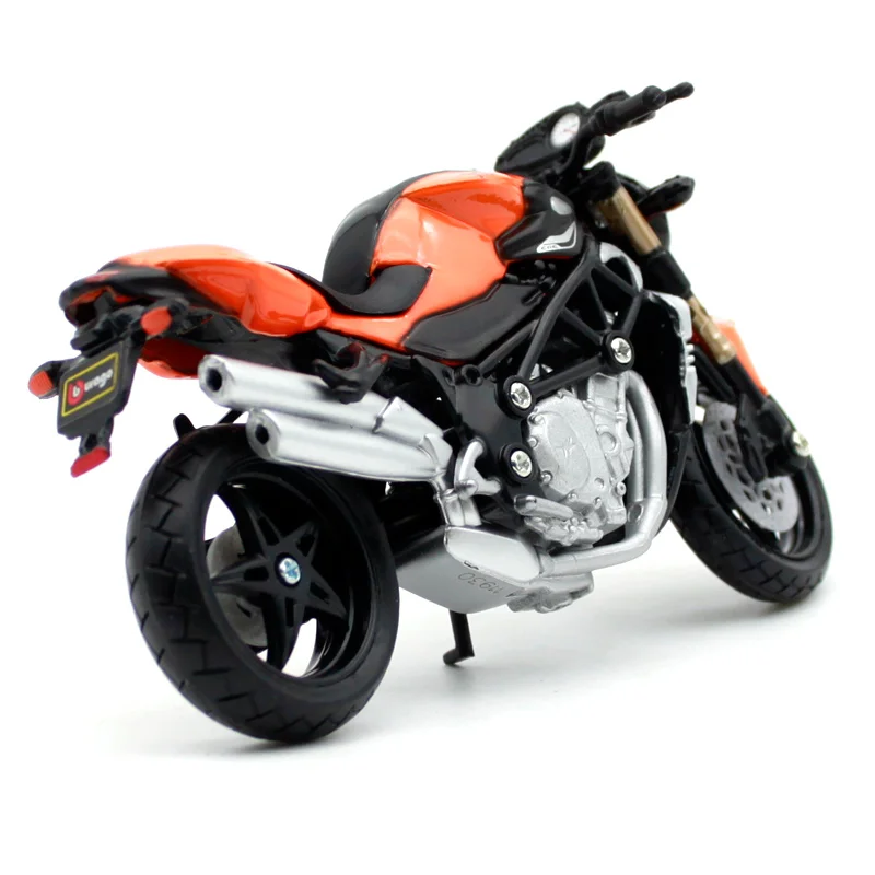 Bburago 1:18 MV Agusta Brutale S оранжевый мотоцикл велосипед литая модель игрушка Новый в