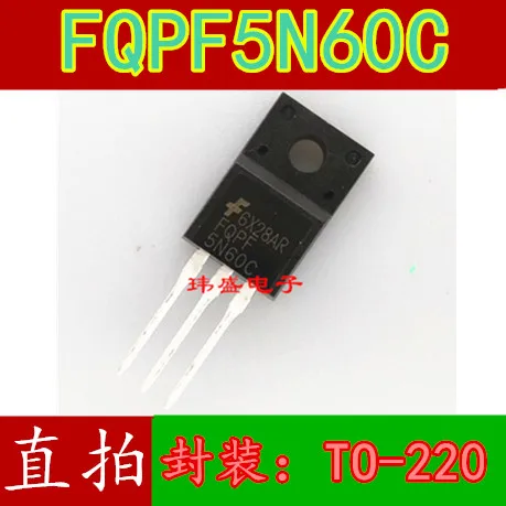 

(5 шт./лот) FQPF5N60C 5N60C TO220F FQPF5N60C