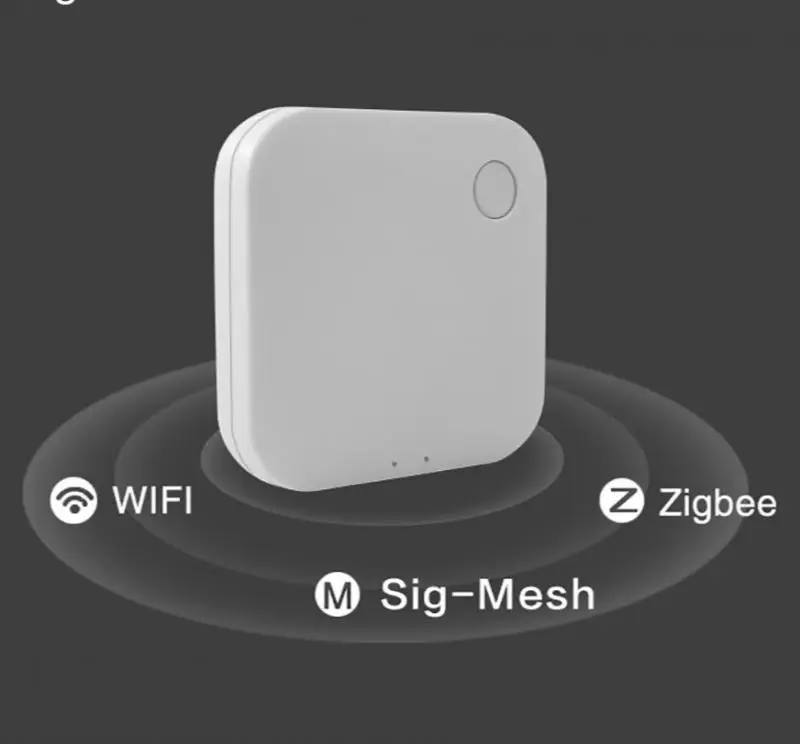 

Tuya ZigBee+WiFi Smart Gateway Hub Home Smart APP Multi-function Device Linkage Intelligence Wireless Controller For Alexa