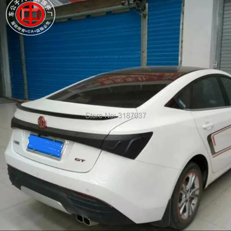 Спойлер для MG 6 GT 2015 из АБС-пластика Неокрашенный фонарик багажника крышка