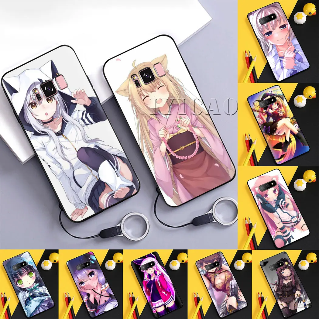 С милым рисунком для девочек мягкий чехол samsung A10 20 30 40 50 60 70 A20E | Мобильные телефоны