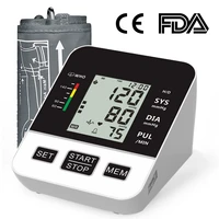 home blood pressure monitor automatic digital lcd large cuff upper arm blood pressure monitors medical bp heart rate pulse meter