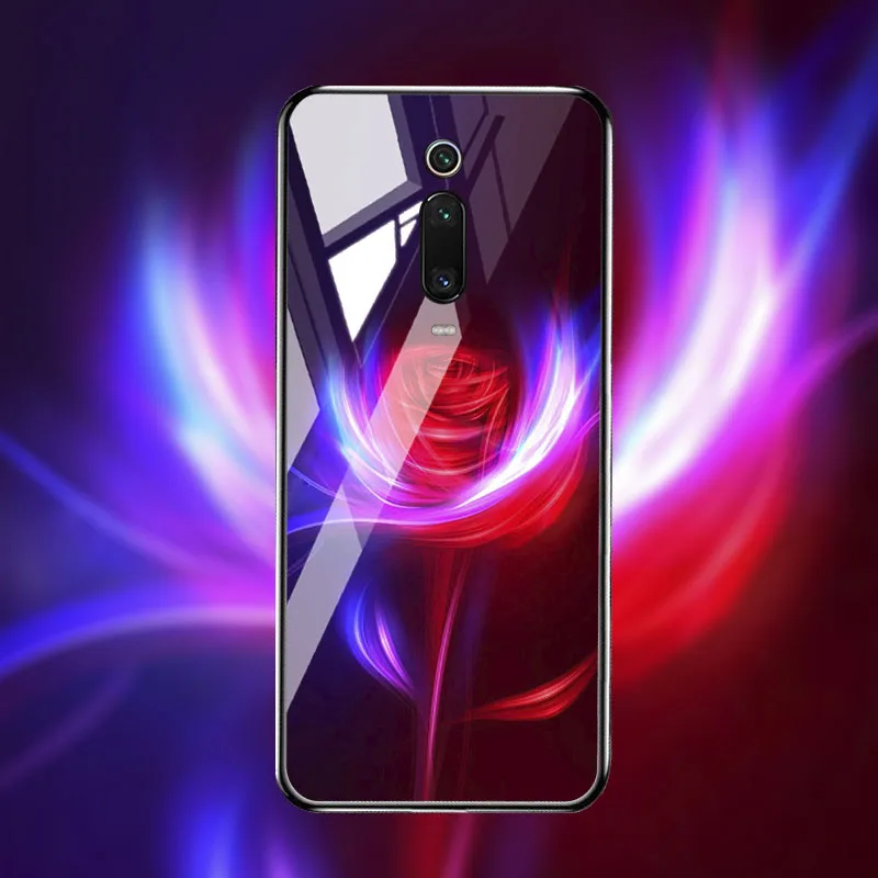 Чехол из закаленного стекла для телефона xiaomi redmi note 5 6 7 S3 K20 чехол стеклянный pro