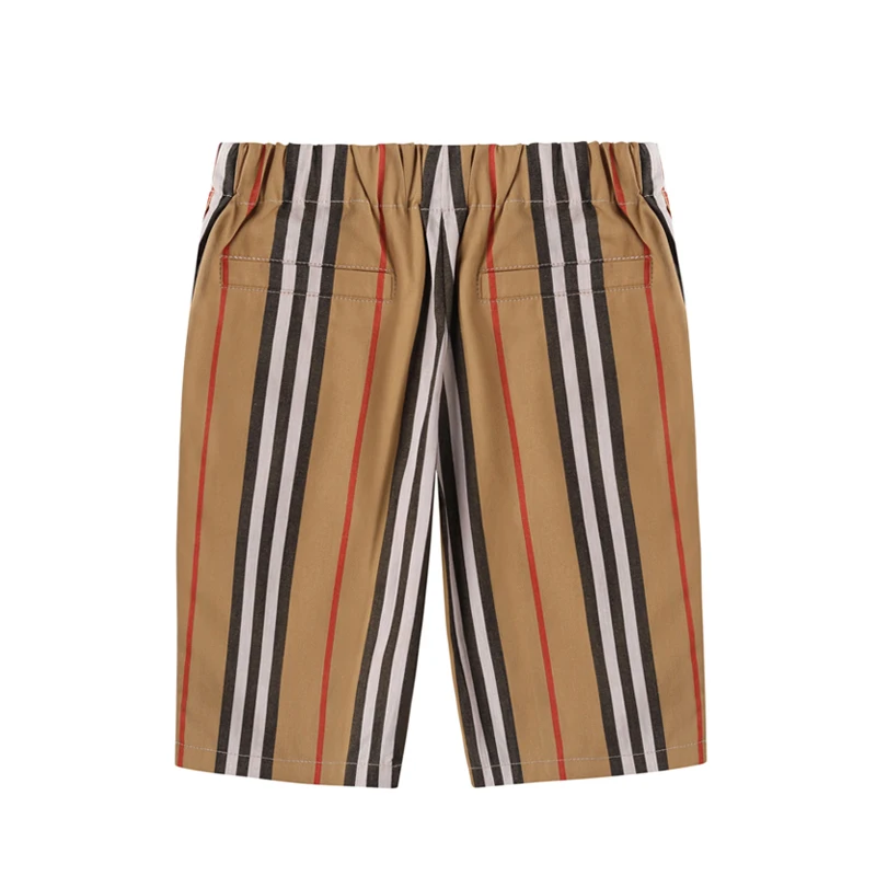 4-8 Years Children Shorts Toddler Kids Short Pant Summer Cotton Girls Boys Beach Pants Fashion Stripe Baby Clothing | Детская одежда и