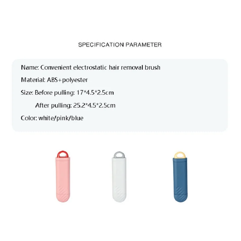 

Household Pet Hair Remover Fur Cleaning Brushes Portable Static Electricity Cleaning Brush Dust Brush Lint Remover Tools