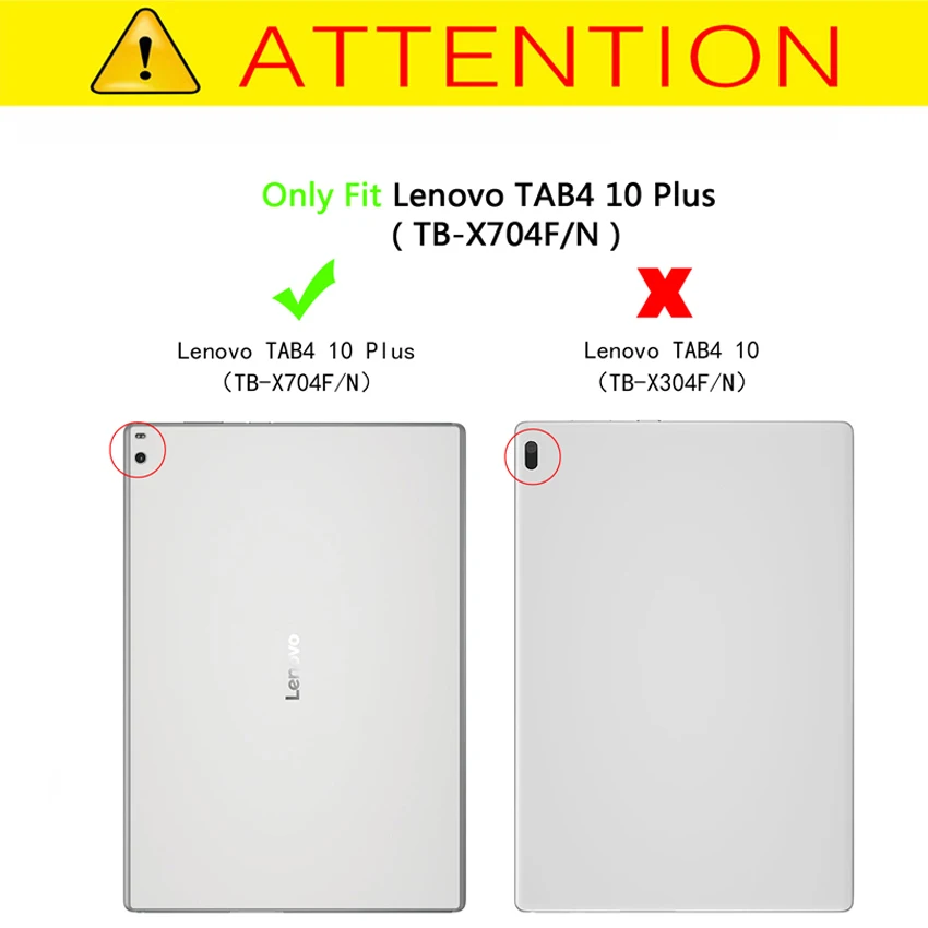 Чехол подставка из искусственной кожи для Lenovo tab 4 10 plus TB X704L X704F 1 дюймов умный