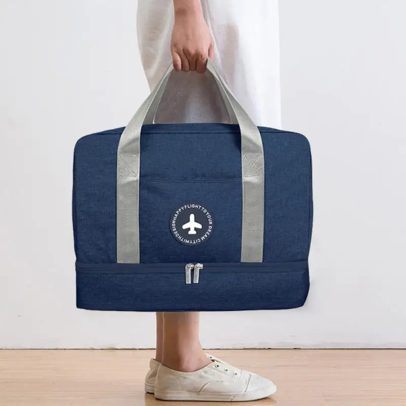 

Сухая и влажная сумка для хранения багажа, дорожная сумка, органайзер для багажа, Дорожная Спортивная сумка с сумкой для обуви, сетчатая сум...