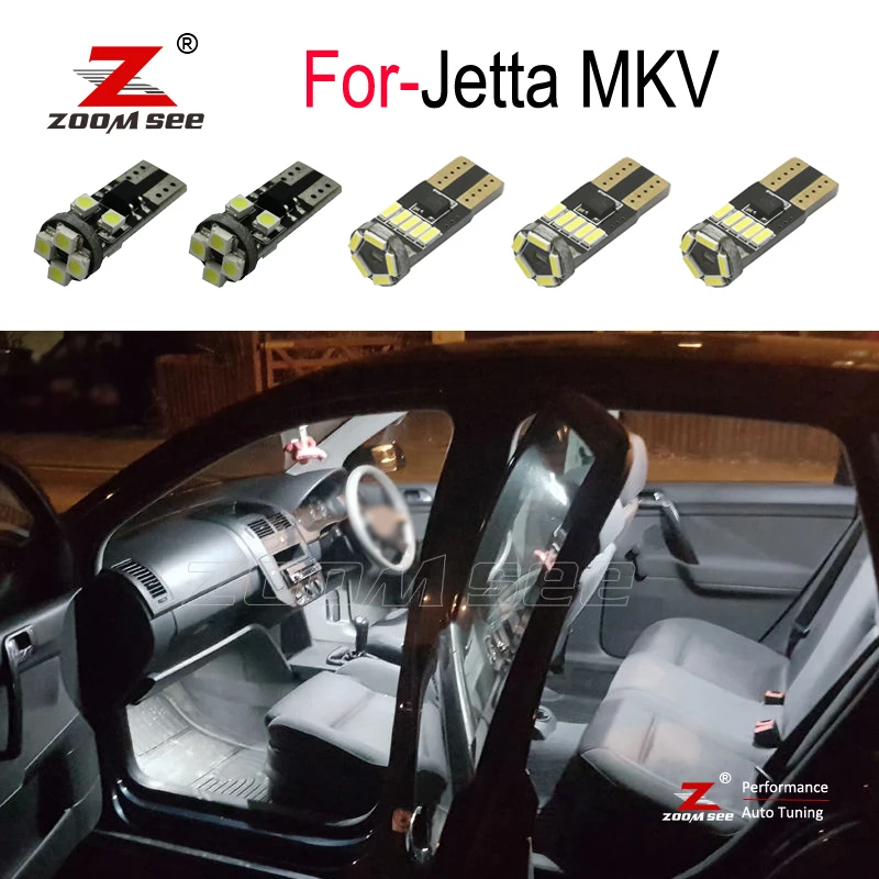 12 шт. X светодиодный зеркальный светильник + с внутренней картой для Volkswagen jetta MK 5 V