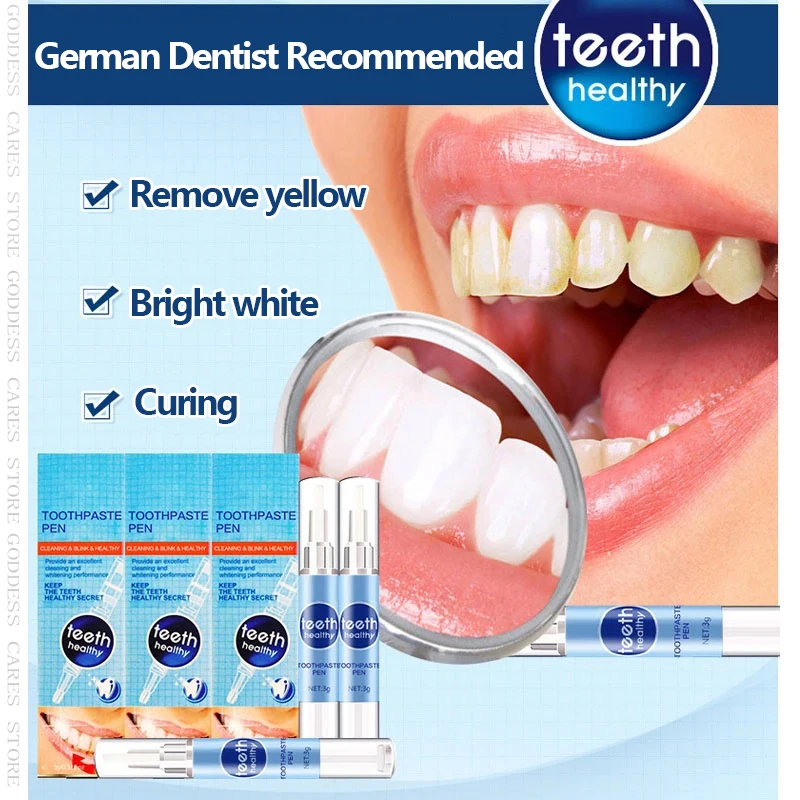 Отбеливание зубов ручка инструменты гигиены полости рта ослепительный гель