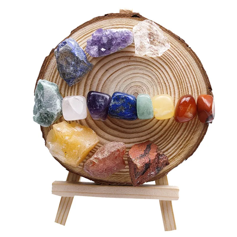 

Ore Specimen Drawing Board Natural Stone and Crystals Healing Gemstones Yoga Collection Specimen Energy Recovery Room Decor