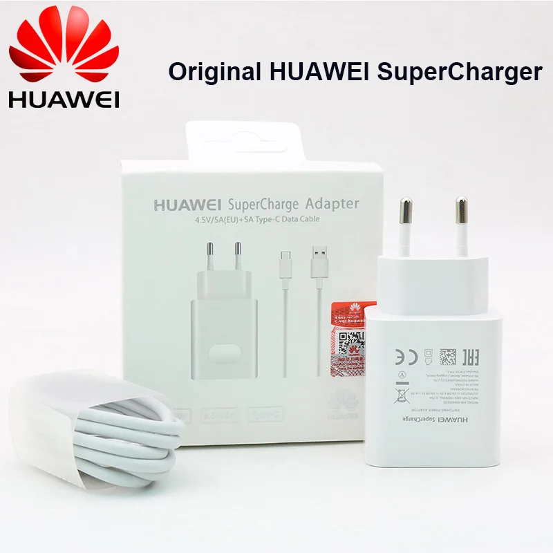 

Сетевое зарядное устройство Huawei USB Type-C, EU/US/UK штекер белый