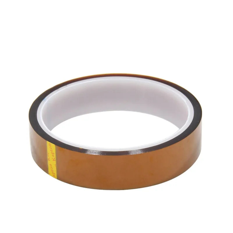 

MEGA 4Rolls Heat Resistant Tape Insulation Width 20mm Length 33M Adhesive 3D Printer Part Electronics Part Polyimide Dark Brown