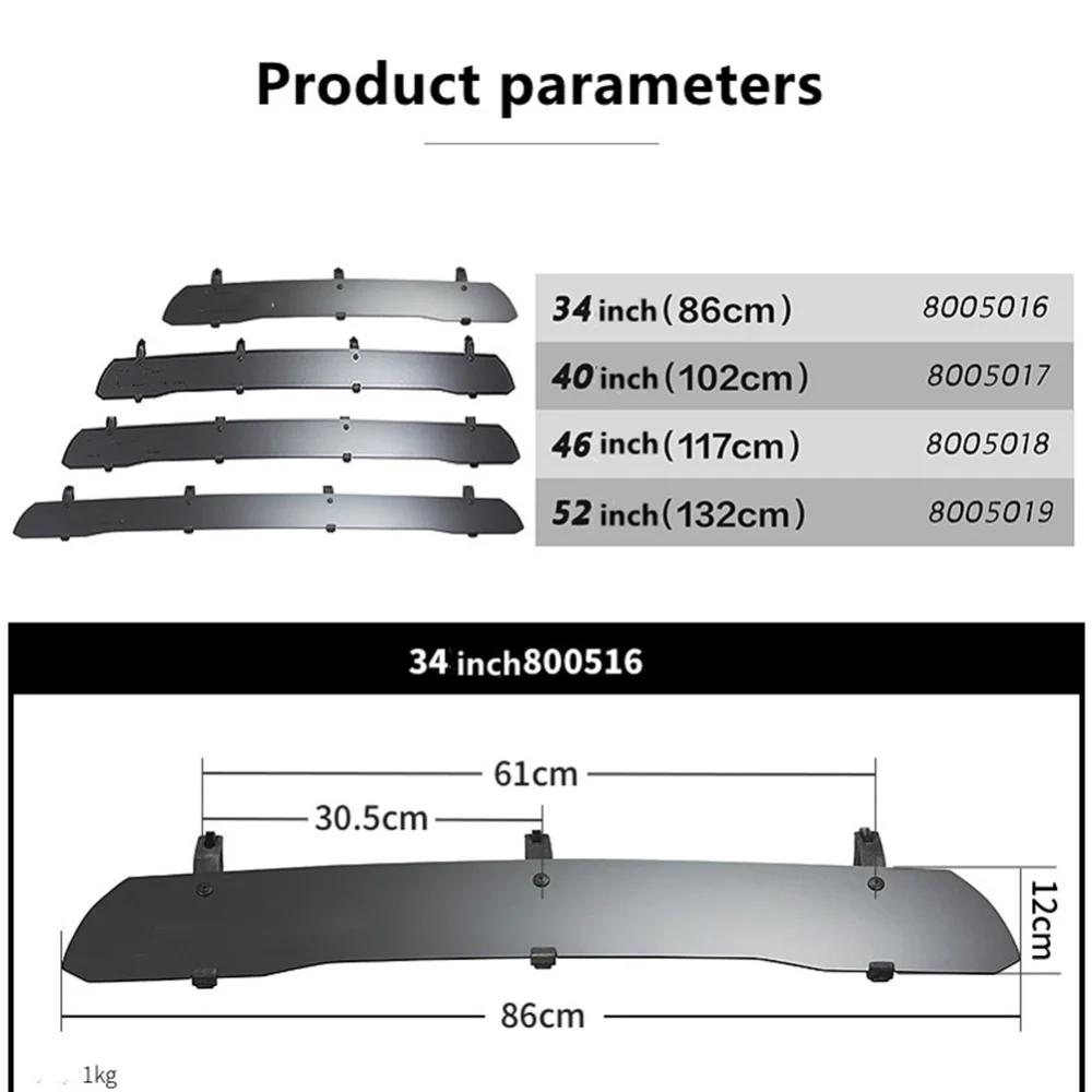 Автомобильный багажник на крышу ветровое стекло длинный отражатель воздуха 34