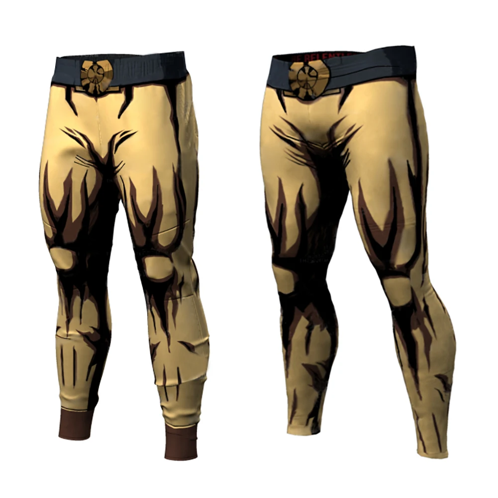 Men Compression Tight Leggings Running Sports Male Gym Fitness Jogging Pants Quick Dry Trousers Workout Training Yoga Bottoms