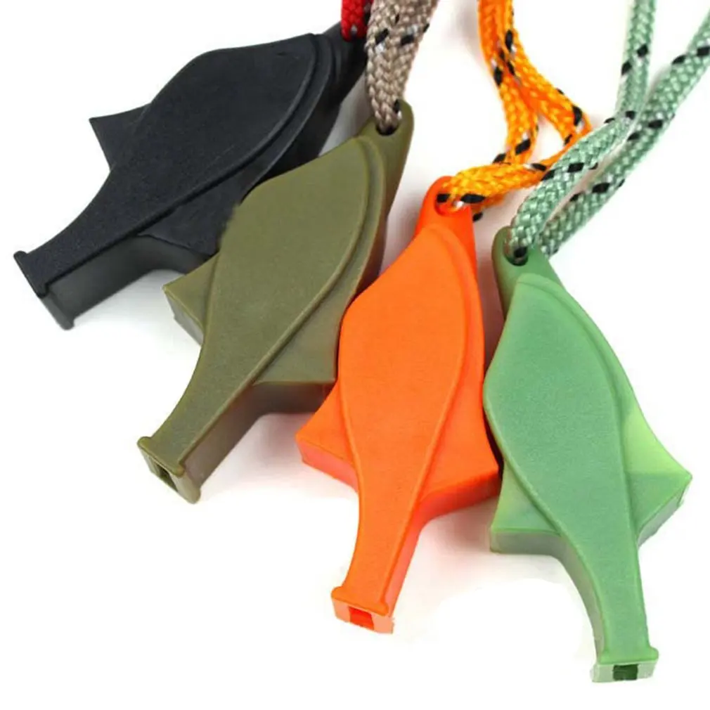 Портативный размер пластиковый свисток для выживания на открытом воздухе