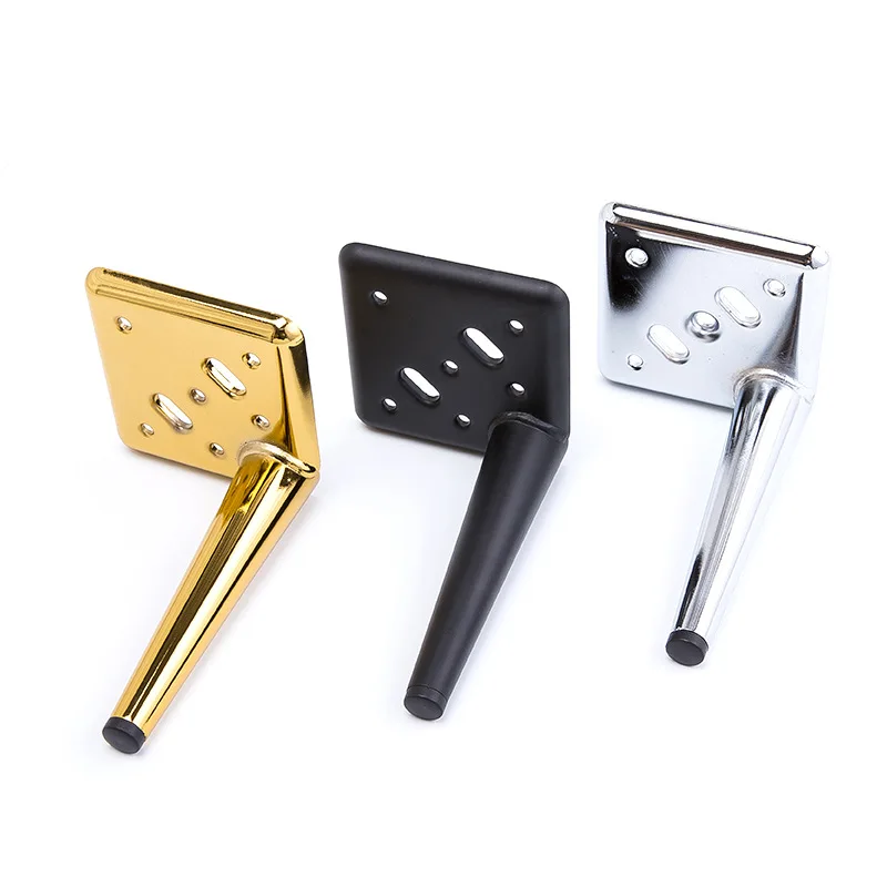 

4 Pcs Furniture Legs Sofa Chair Feet Cupboard Cabinet Foot Cabinet Table Leg 13/15/17/20CM Height Bed Legs with Screws