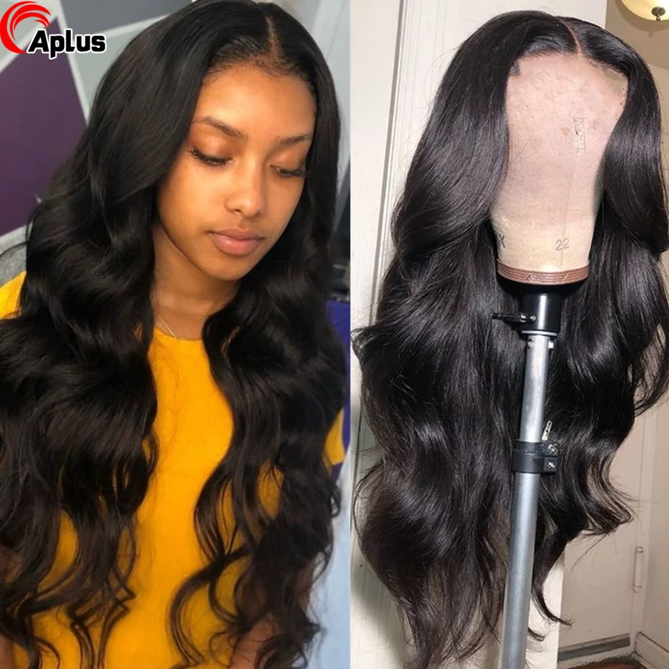 Парик с волнистой сеткой спереди парик застежкой 4x4 13x4 прозрачной