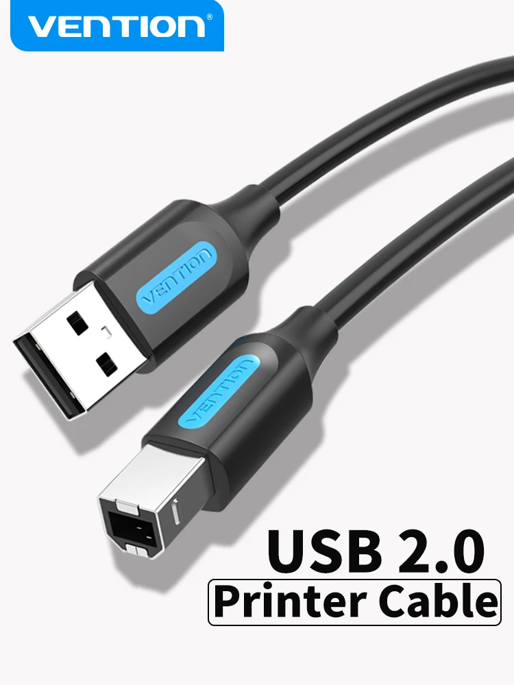 Vention Usb Printer Cable Usb Type B Male To A Male Usb 2.0 Cable For Canon  Epson Hp Zjiang Label Printer Usb 2.0 Printer Cable - Data Cables -  AliExpress
