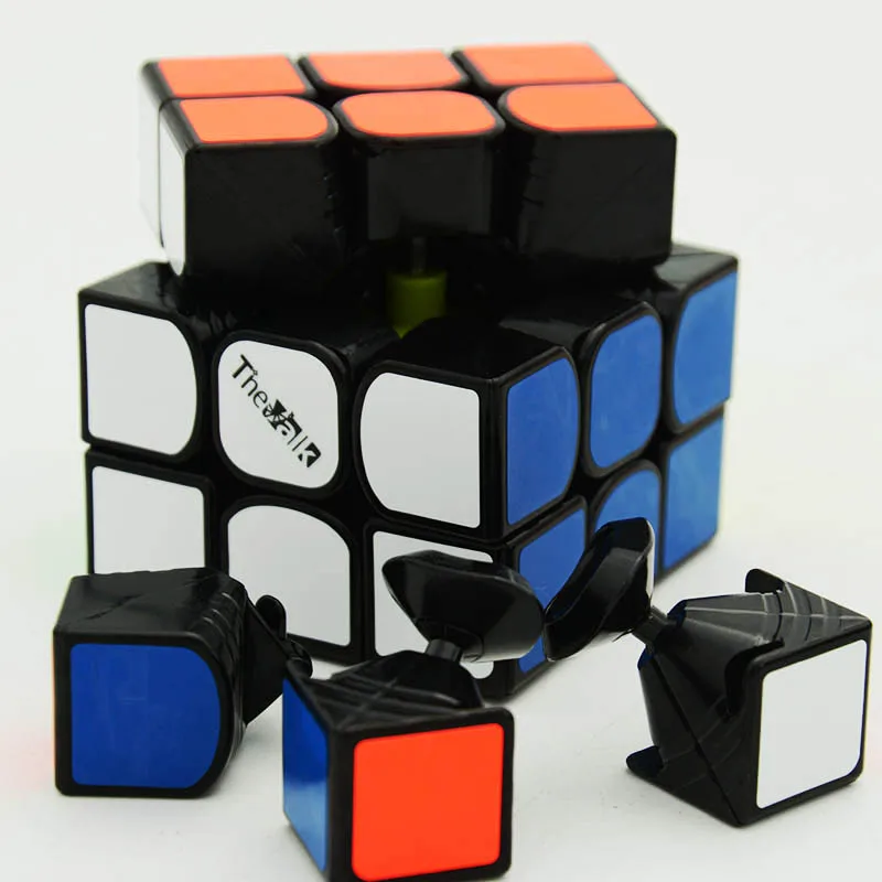 QiYi Thunderclap 3x3x3 черный 3 слоя Mofangge Qiyi 5,7 см 3 слоя Thunderclap V2 Stickerless QiYi Valk 3 черный магический куб