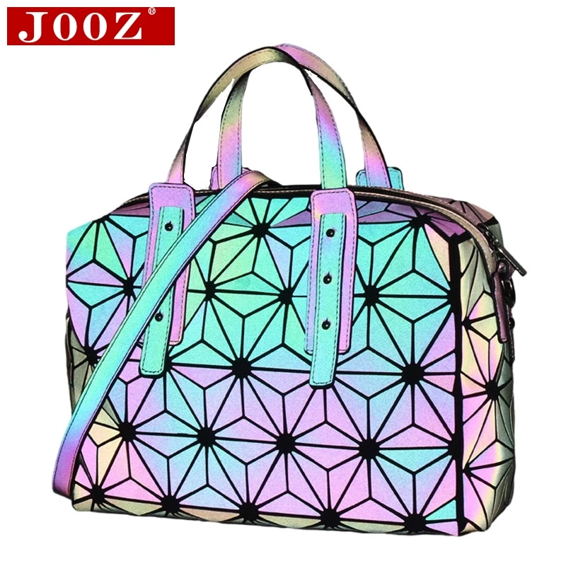 JOOZ женская сумка с треугольным блоком светящаяся новая известная брендовая