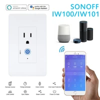 sonoff tx series iw100iw101 wi fi smart power monitoring wall socketswitch smart home automation work with google home alexa