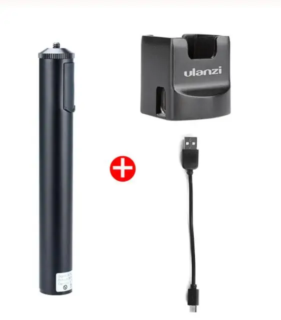 Ulanzi BG-1/BG-2 Powerbank рукоятка удлинитель ручной захват для DJI Osmo Карманный GoPro Hero Osmo экшн смартфонов - Цвет: with OP2 base