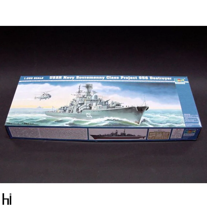 Эсминец Trumpeter 04514 1/350 масштаб СССР современный 956 игрушка Бобби ручной работы
