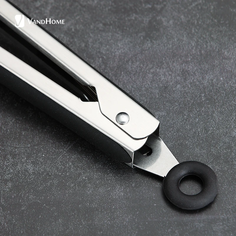 Силиконовые щипцы для барбекю термостойкие антипригарные салата хлеба пищевые