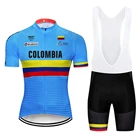 Колумбия 2021 для мужчин летний спортивный комплект для велоспорта MTB Bicicleta велосипедные одежда для маленьких мальчиков, раздел-одежда для детей; Ciclismo Hombre триатлона костюм Одежда для велоспорта