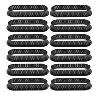 12 pieces oval tart rings heat resistant perforated cake mousse ring non stick bakeware tart mini cake mold cake rings