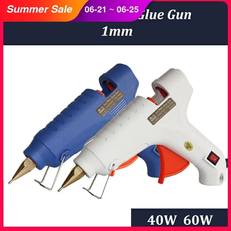 Клеевой пистолет 40 Вт 60 с европейской вилкой сопло из чистой меди маленьким