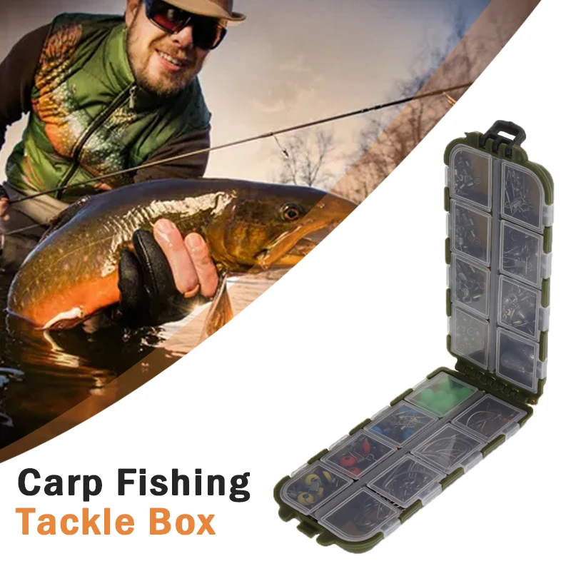 

154 Pcs/ Fishing Tackle Box Fishing Swivels Snaps Hooks Sleeve Line Carp Fishing Gear Accessories Fishing Accessories Tool
