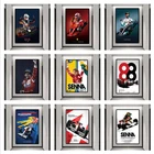 Картина на холсте с изображением гоночного чемпиона мира Элтона сенны F1, макларена, настенная декоративная картина для дома, художественные плакаты и принты