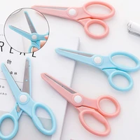 creative childrens safe hand scissors childrens paper cut diy anti pinch small scissors for kindergarten children