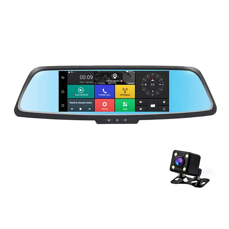 Мода 7 дюймов FHD 1080P Android 5 0 3G и WI-FI GPS навигации автомобиля Dvr Камера с