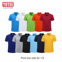 yotee 2021 summer cheap casual short sleeved polo suit personal company group logo custom polo shirt cotton men and women custom